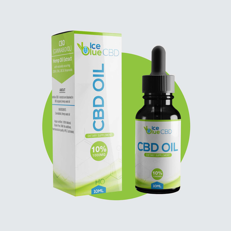 Custom Printed CBD Oil Box